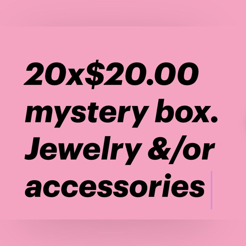 20/$20.00 Mystery Jewelry and Accessories Box